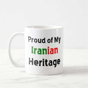 caneca de café do patrimônio iraniano