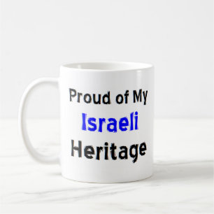 caneca de café do patrimônio israelita