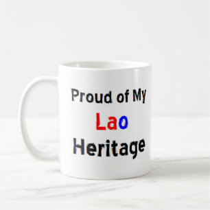 caneca de café do patrimônio lao