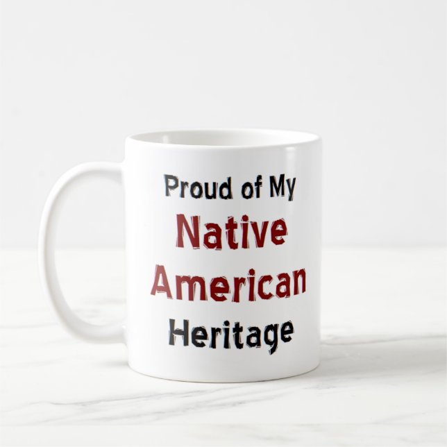 caneca de café do patrimônio nativo americano (Esquerda)
