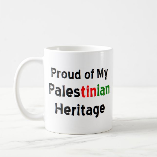 caneca de café do patrimônio palestiniano (Esquerda)