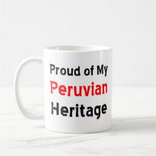 caneca de café do patrimônio peruano