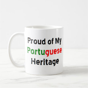 caneca de café do patrimônio português