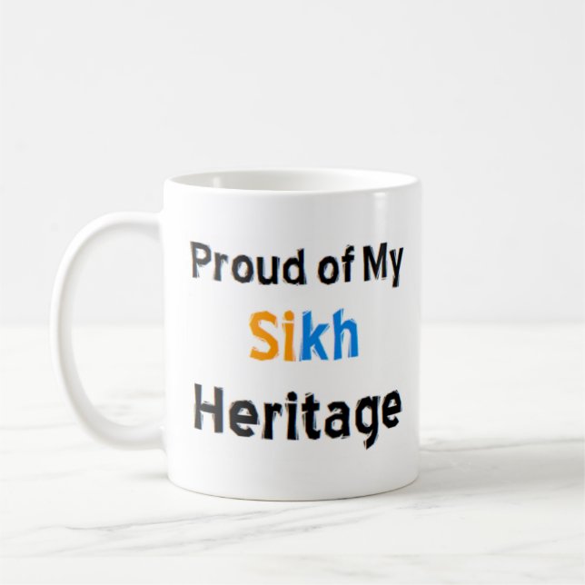 caneca de café do patrimônio Sikh (Esquerda)