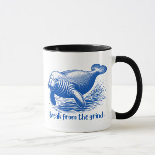 Caneca de Café do Peixe-Boi