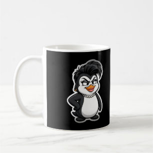 Caneca de Café do Pinguim Divã Sassy Pássaro Engra