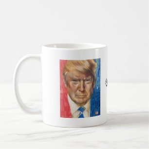 Caneca de café do presidente Trunfo