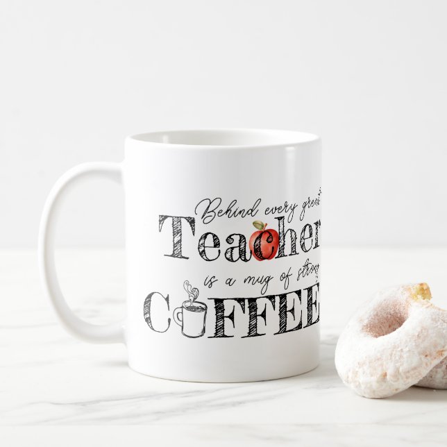 Caneca de café do professor (Com Donut)