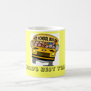 Caneca de café do professor do mundo a melhor