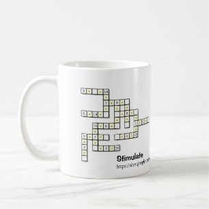 Caneca de Café do Quebra-Cabeça Crossmath 1
