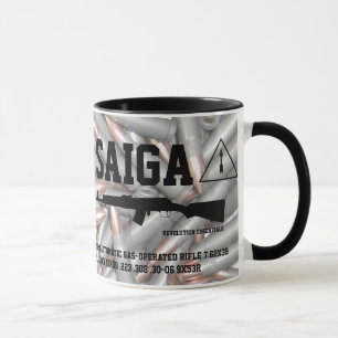 Caneca de café do rifle de Saiga