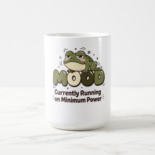 Caneca de café do sapo atualmente funcionando com  (Centro)