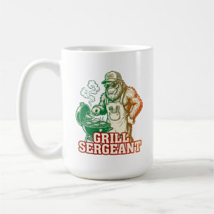 Caneca de Café do Sargento da Churrasqueira Bigfoo