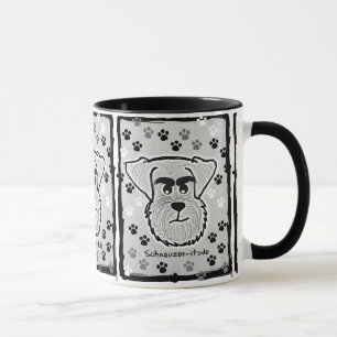 Caneca de café do Schnauzer