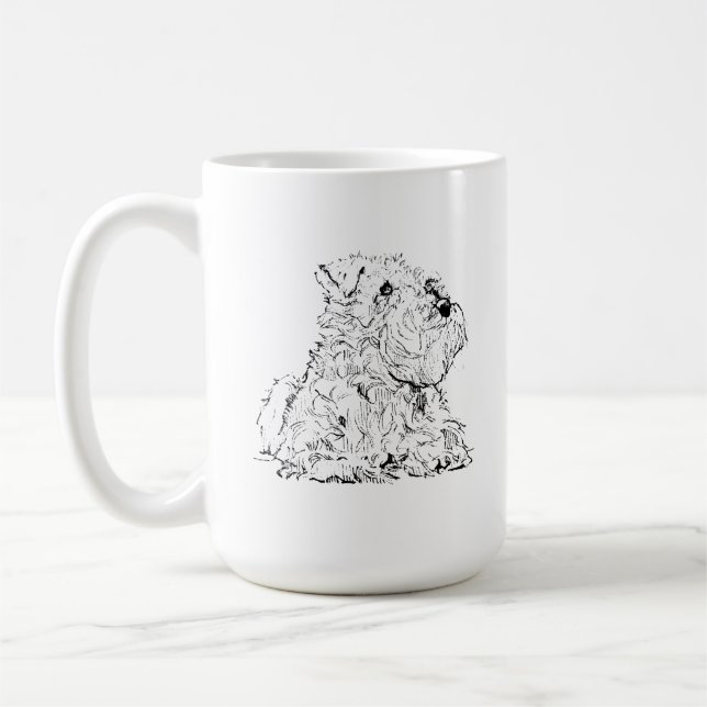 Caneca de Café do Schnauzer Miniatura, Amante de C (Esquerda)