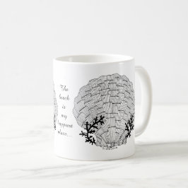 Caneca de café do Seashell de Listakora -