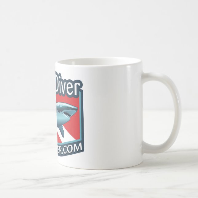 Caneca de café do "Shark Diver". (Direita)