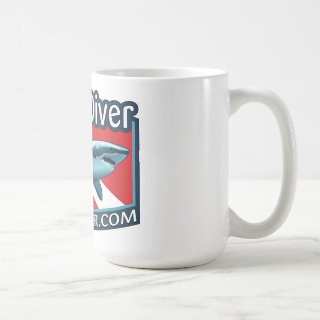 Caneca de café do "Shark Diver". (Direita)