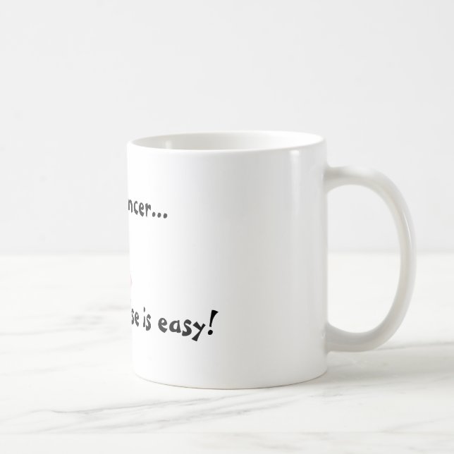 Caneca de café do sobrevivente do cancro da mama (Direita)