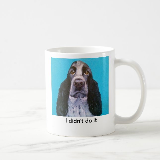 Caneca de café do Spaniel de Springer (Direita)