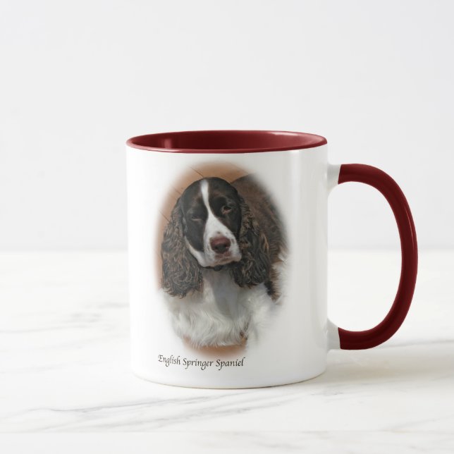 Caneca de café do Spaniel de Springer inglês (Direita)