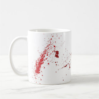 Caneca de café do Splatter do sangue