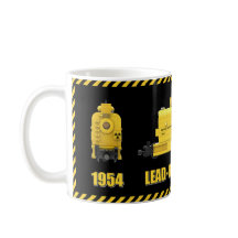 Caneca de Café do Trem a Diesel Revestido de Chumb