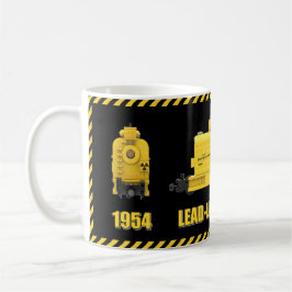 Caneca de Café do Trem a Diesel Revestido de Chumb