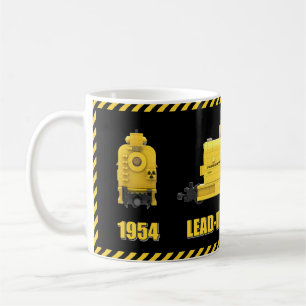 Caneca de Café do Trem a Diesel Revestido de Chumb