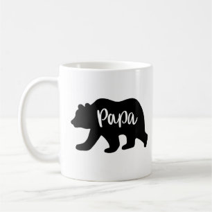 Caneca de café do urso da papá