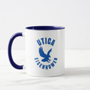 Caneca de café do Utica Eisenhower High School Mic