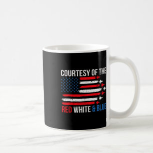 Caneca De Café Do Vermelho Branco E Azul 4 De Julho