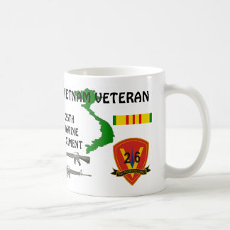 Caneca de café do veterano de Vietnam do regimento