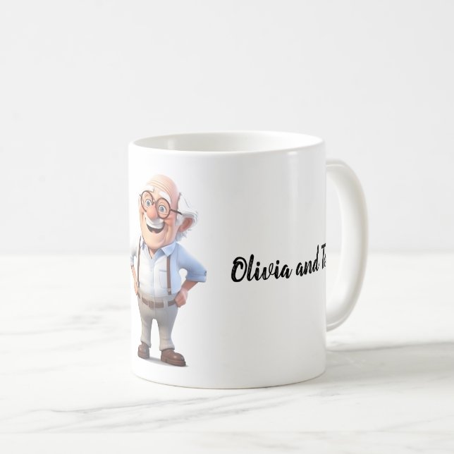 Caneca de Café do Vovô (Frente Esquerda)