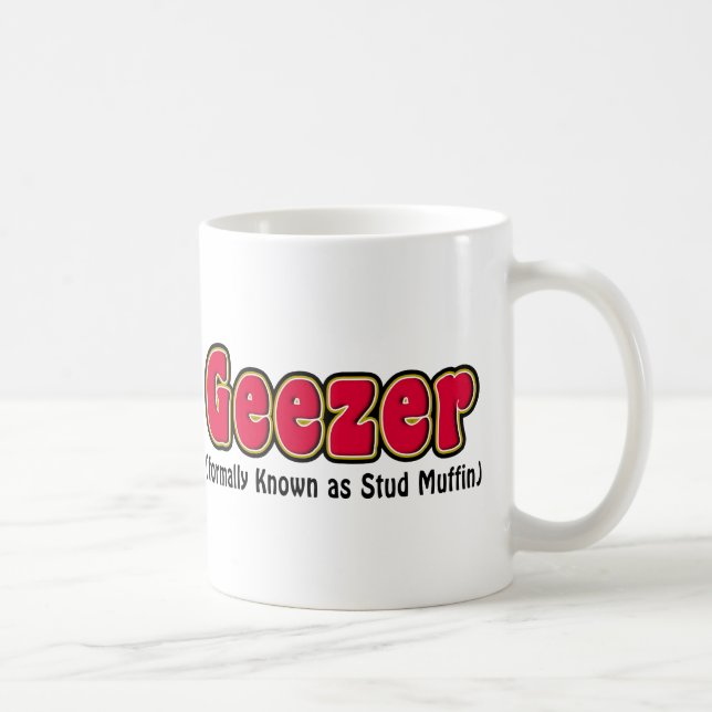 Caneca de café do vovô do muffin do Geezer ou do (Direita)