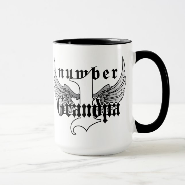 Caneca de café do vovô do número um (Direita)