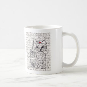 Caneca de café do yorkshire terrier de Yorkie