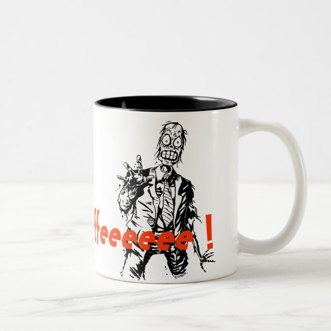 Caneca de café do zombi de Shambling (Direita)