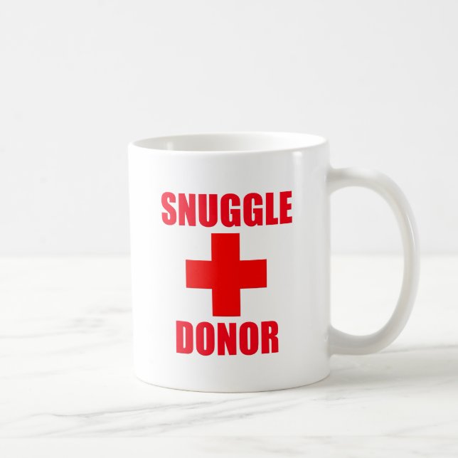 Caneca De Café Doador do Snuggle (Direita)