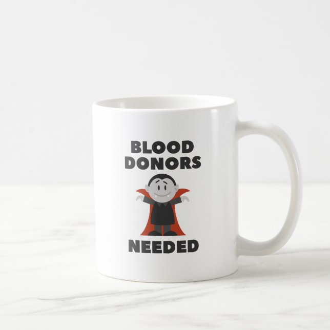 Caneca De Café Doadores De Sangue Necessários (Direita)