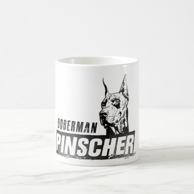 Caneca De Café Doberman Pinscher  (Centro)