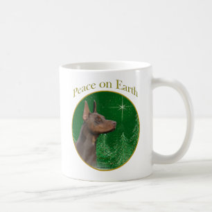 Caneca De Café Doberman Pinscher Peace