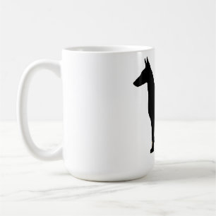 Caneca De Café doberman pinscher silo black.png