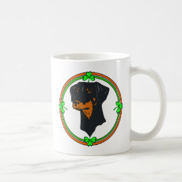 Caneca De Café Doberman Pinscher St Patricks