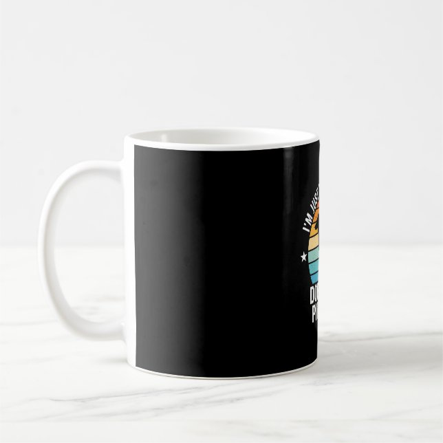 Caneca De Café Dobermann Retro acariciar (Esquerda)