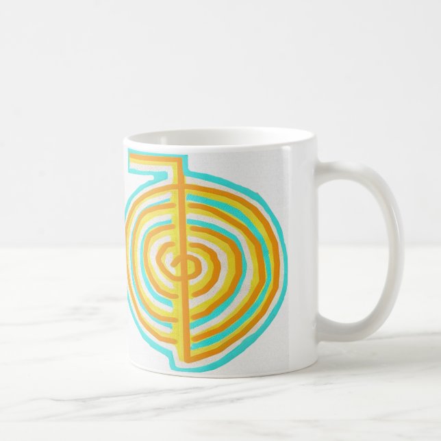 Caneca De Café Dobro CHOKUREI = Karuna Reiki KRIYA (Direita)