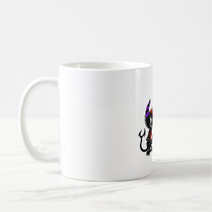 Caneca De Café Doce Anjo e Design de Diabo, Bem Versus Mal