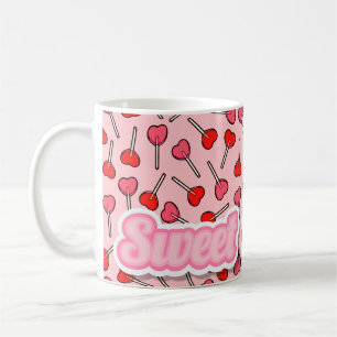 Caneca De Café Doce Candy Lollipop Girly Mug