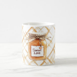 Caneca De Café Doce Caramelo de Amor