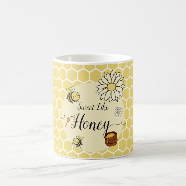 Caneca De Café Doce Como Abelha Pequena Fofa (Centro)